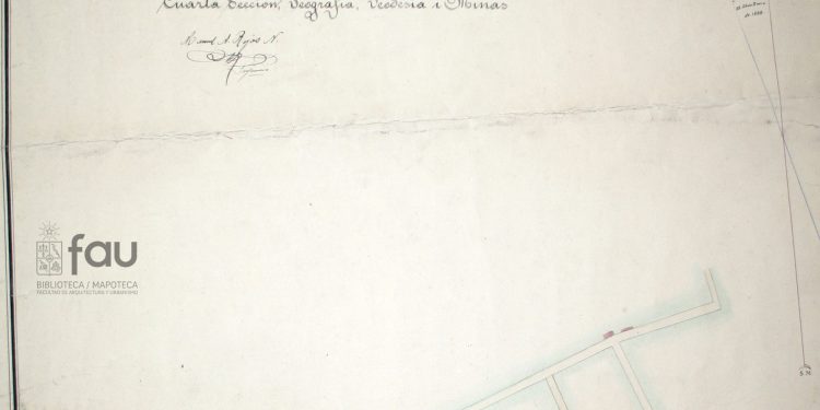 Plano San Vicente de Tagua Tagua, 1898