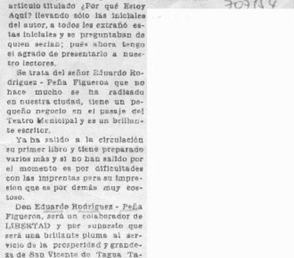 ¿Por qué estoy aquí?. [artículo]