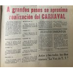 A grandes pasos se aproxima Carnaval de 1983, La Voz de Tagua-Tagua