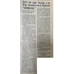 Carta Pública del Alcalde Augusto Rodríguez a la Comisión Organizadora del Carnaval 1983