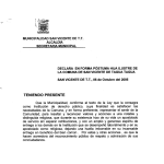Decreto Hija Ilustre a Madre Lelia Toro Cornejo