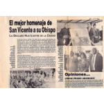 Prensa, Jorge Prado Aránguiz Hijo Ilustre de San Vicente, 1994