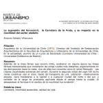 La supresión del ferrocarril, la Carretera de la Fruta, y su impacto en la movilidad del sector aledaño, Antonio Sahady