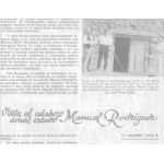 Visita al calabozo donde estuvo Manuel Rodríguez, revista En Viaje, 1961