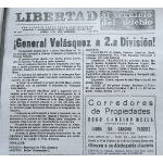 Prensa, General Velásquez a Segunda División, 1986
