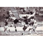 Héctor Lazo con el balón, Universidad Católica 3-0 General Velásquez, 1988