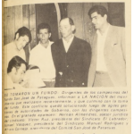 Prensa, Dirigentes Toma hacienda San José de Pataguas, 1969