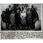 Foto Profesores Escuela Mixta Superior, 1952