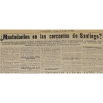 Mastodontes en San Vicente, Diario La Nación, 1928